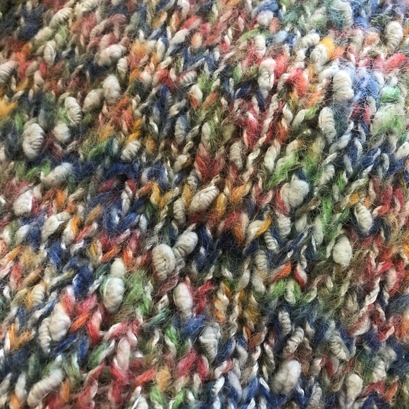 Australasian Knits Rainbow Mohair Blend Sweater Lg - Picture 3 of 5